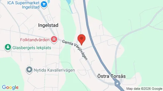 Lägenheter att hyra i Växjö - kort over placeringen