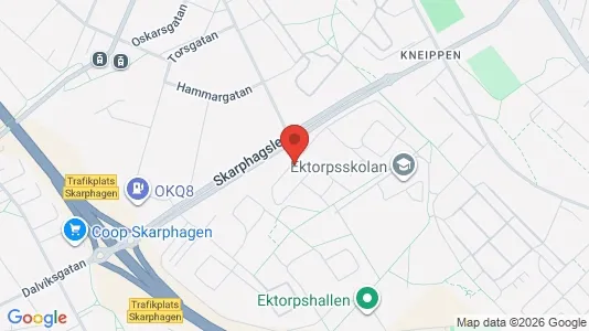 Lägenheter att hyra i Norrköping - kort over placeringen