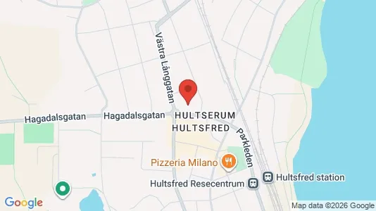 Lägenheter att hyra i Hultsfred - kort over placeringen