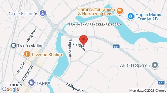 Lägenheter att hyra i Tranås - kort over placeringen