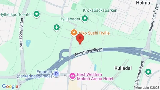 Lägenheter att hyra i Hyllie - kort over placeringen