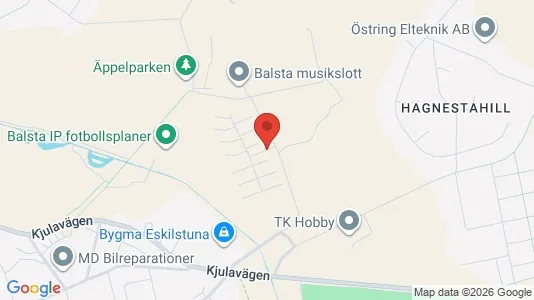 Lägenheter till salu i Eskilstuna - kort over placeringen