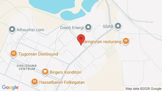 Bostadsrätter till salu i Oxelösund - kort over placeringen