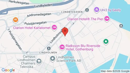 Bostadsrätter till salu i Lundby - kort over placeringen