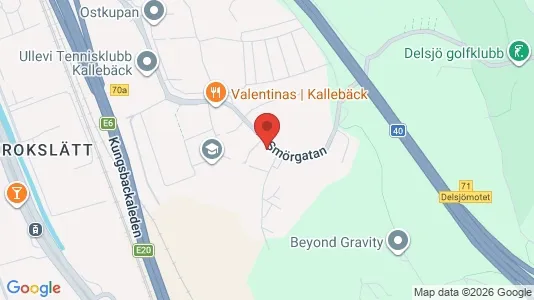 Lägenheter att hyra i Örgryte-Härlanda - kort over placeringen