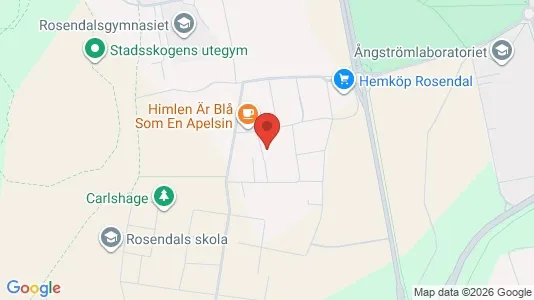 Lägenheter till salu i Uppsala - kort over placeringen