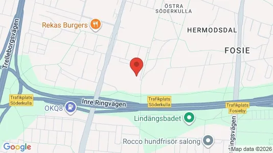 Lägenheter till salu i Fosie - kort over placeringen