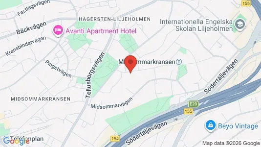 Lägenheter till salu i Söderort - kort over placeringen