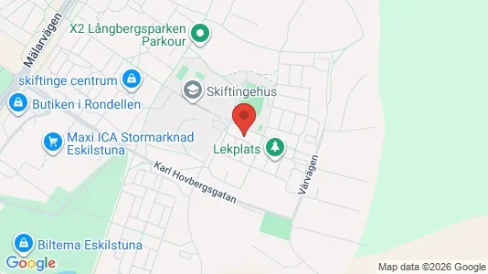 Lägenheter att hyra i Eskilstuna - kort over placeringen