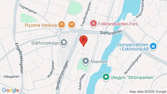 Lägenheter att hyra i Eskilstuna - kort over placeringen