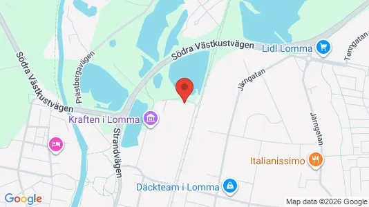 Bostadsrätter till salu i Lomma - kort over placeringen