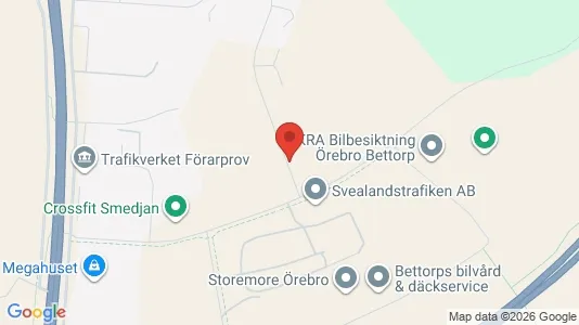Bostadsrätter till salu i Örebro - kort over placeringen