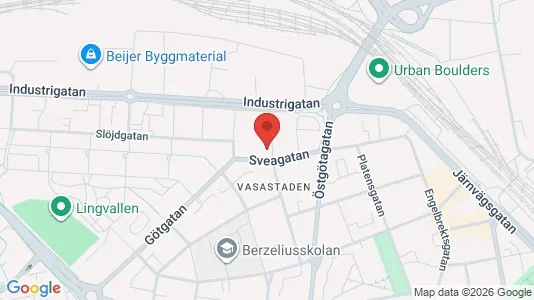 Bostadsrätter till salu i Linköping - kort over placeringen