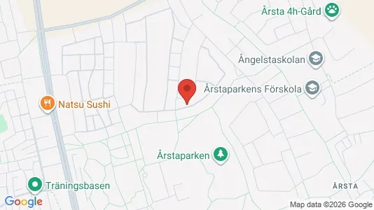Lägenheter till salu i Uppsala - kort over placeringen