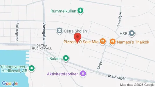 Bostadsrätter till salu i Hudiksvall - Bild från Google Street View
