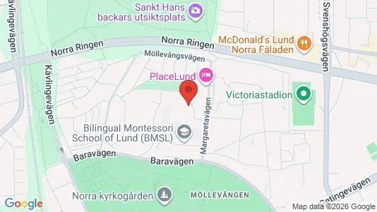Lägenheter till salu i Lund - kort over placeringen
