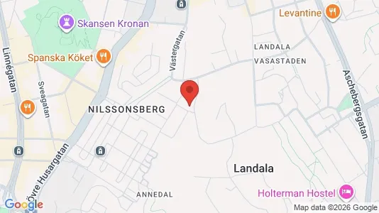 Lägenheter till salu i Göteborg Centrum - kort over placeringen