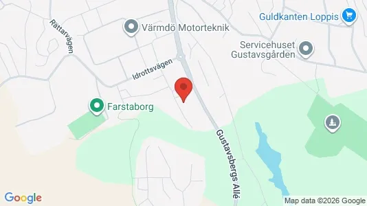 Lägenheter att hyra i Värmdö - kort over placeringen