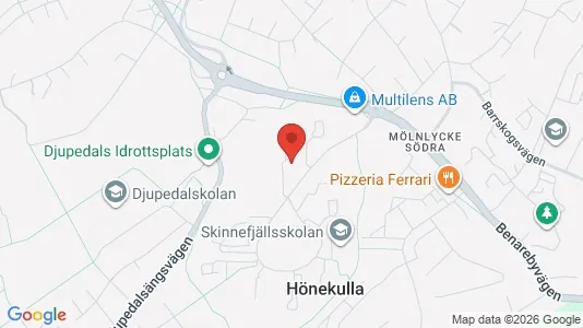 Lägenheter till salu i Härryda - kort over placeringen