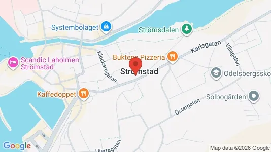 Lägenheter till salu i Strömstad - kort over placeringen