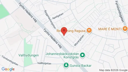 Lägenheter till salu i Uppsala - kort over placeringen