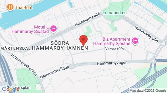 Lägenheter till salu i Hammarbyhamnen - Bild från Google Street View