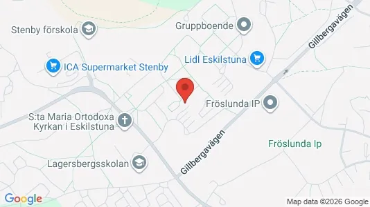 Lägenheter att hyra i Eskilstuna - kort over placeringen