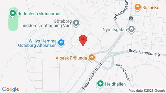 Lägenheter till salu i Askim-Frölunda-Högsbo - kort over placeringen
