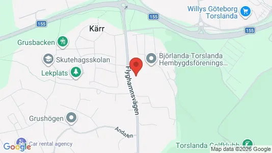 Bostadsrätter till salu i Västra hisingen - kort over placeringen