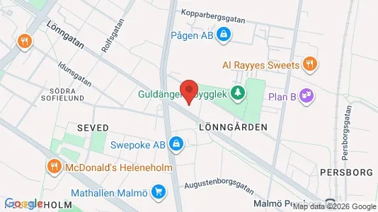 Lägenheter till salu i Malmö Centrum - kort over placeringen