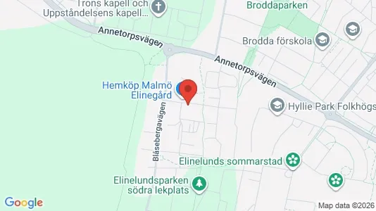Lägenheter till salu i Malmö Centrum - kort over placeringen