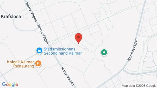 Lägenheter till salu i Kalmar - kort over placeringen