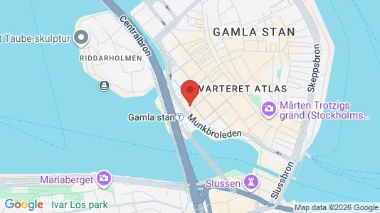 Lägenheter att hyra i Stockholm Innerstad - kort over placeringen
