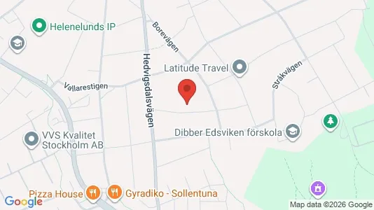 Lägenheter att hyra i Sollentuna - kort over placeringen