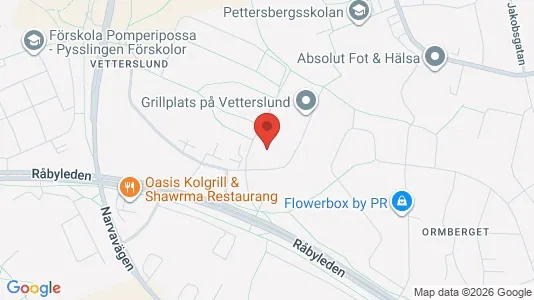 Lägenheter att hyra i Västerås - kort over placeringen