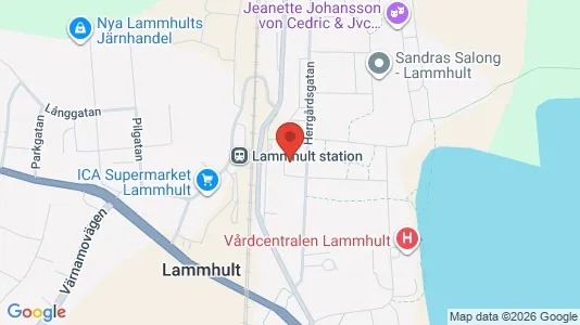 Lägenheter att hyra i Växjö - kort over placeringen