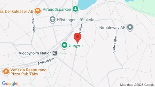 Lägenheter att hyra i Täby - kort over placeringen