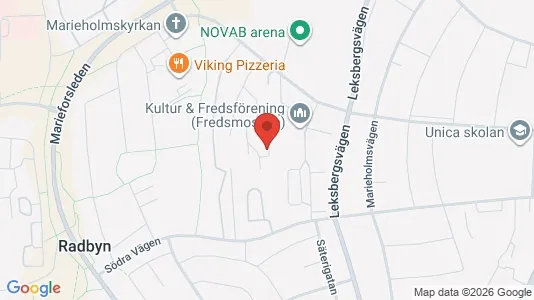 Bostadsrätter till salu i Mariestad - kort over placeringen