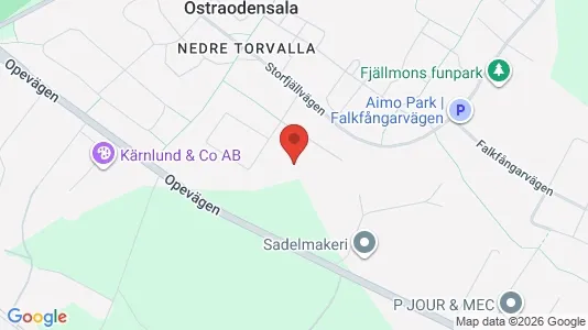 Lägenheter till salu i Östersund - kort over placeringen
