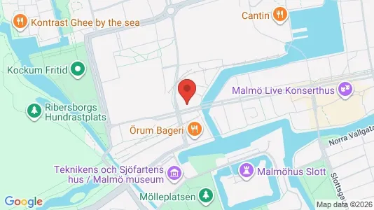 Lägenheter till salu i Malmö Centrum - kort over placeringen