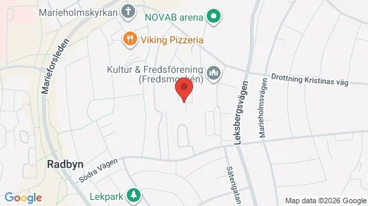 Bostadsrätter till salu i Mariestad - kort over placeringen