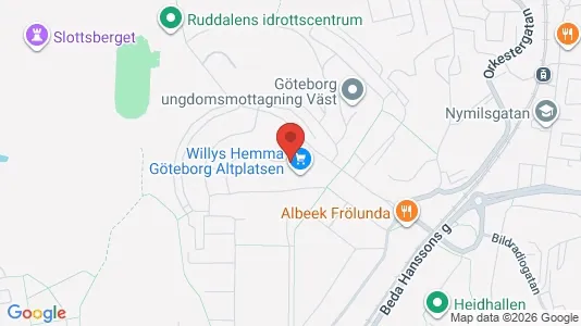 Lägenheter till salu i Askim-Frölunda-Högsbo - kort over placeringen