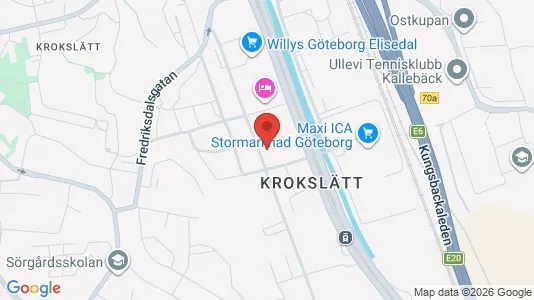 Lägenheter till salu i Örgryte-Härlanda - kort over placeringen
