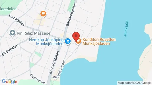 Lägenheter till salu i Jönköping - kort over placeringen