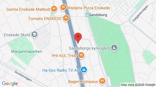 Lägenheter till salu i Söderort - kort over placeringen