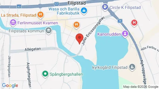 Lägenheter att hyra i Filipstad - Bild från Google Street View