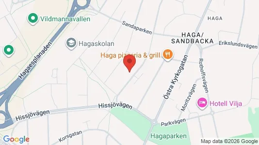 Lägenheter till salu i Umeå - kort over placeringen