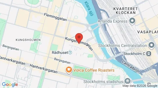 Lägenheter till salu i Kungsholmen - kort over placeringen