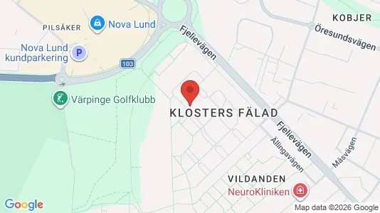 Lägenheter till salu i Lund - kort over placeringen