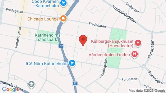 Lägenheter att hyra i Katrineholm - kort over placeringen